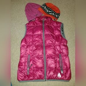 Tuque and jacket all in one